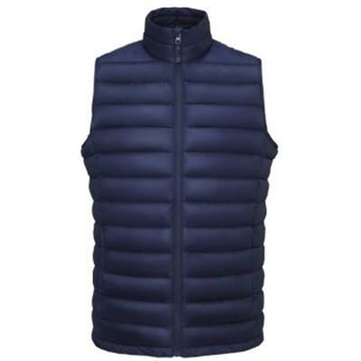 SOLS Heren Wilson Lichtgewicht Gewatteerde Bodywarmer (Franse marine)