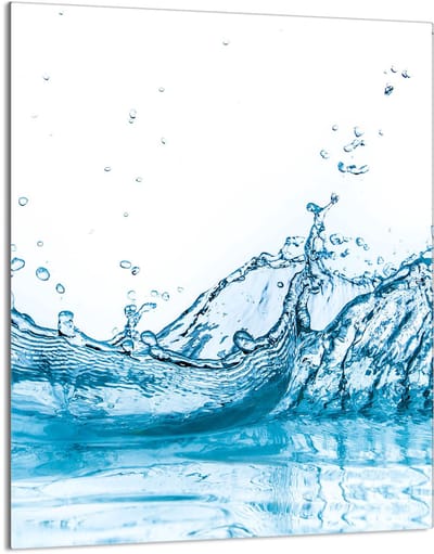 TMK ArtDeko - Snijplank - Glas - 40x52 cm - Water