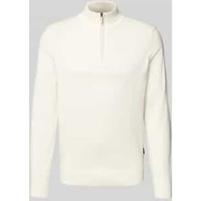 Gebreide pullover met opstaande kraag