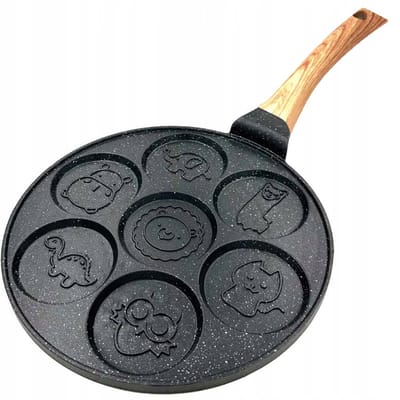 Krisberg Pannetje voor Pannenkoeken & Eieren - 26cm, Antiaanbak, Marmereffect