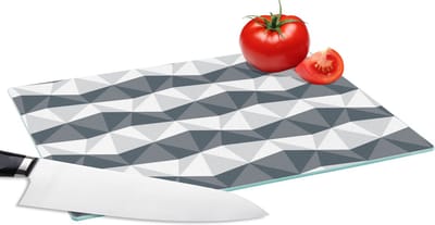 Glazen Snijplank - 28x20 - Zebra - Geometrie - Patronen - Snijplanken Glas