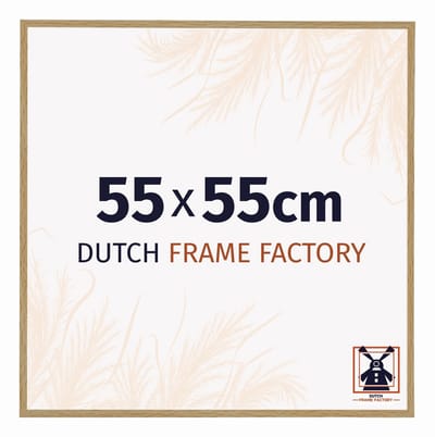 Fotolijst 55x55 cm - Kunststof - Beuken Licht - Easy