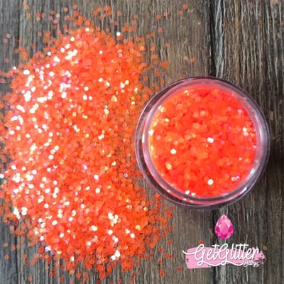 GetGlitterBaby® - Biologische / Biologisch afbreekbare Poeder Festival Glitters voor Lichaam en Gezicht / Koningsdag Kingsday / Biodegradable Face Body Jewels - Oranje