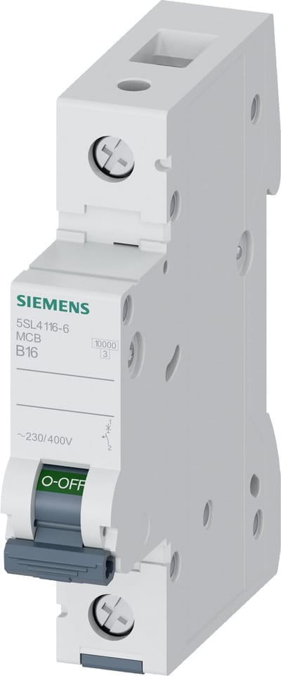 Siemens 5SL41166 Zekeringautomaat 1-polig 16 A 230 V, 400 V