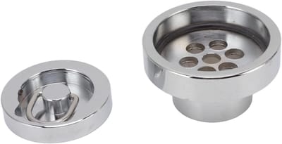Ronde Afvoerputje - Doucheafvoer Zwembaduitlaat - Waterafvoer Badkamer - Roestvrij Corrosiebestendig - 7.5 x 4.2 cm