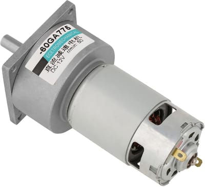 DC Motor - Verstelbare Snelheid Motor - Industriële Automatisering - Metaal tandwiel aandrijving - 60x100mm Motor