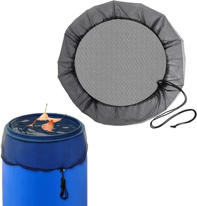 MTTProducts - Rain Barrel Net - Insectenwerend - Veilig en stevig - Ø tot 95 cm - Blad- en muggenbescherming - Geschikt voor regentonnen - Polyester
