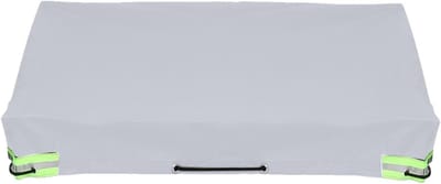 Aanhanger Afdekzeil - Trailerhoes Waterdicht - Aanhanger Beschermen - Scheurvast Oxford Stof - 207 x 114 x 10 cm - Grijs