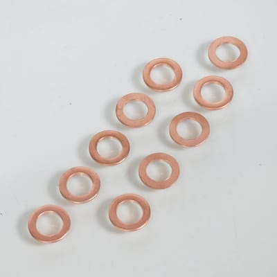 10 joint plat en cuivre vis bouchon vidange 10x16x1.5mm pour moto cross scooter