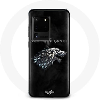 Coque pour Samsung Galaxy S20 Ultra Game of Thrones Saison 8 Le Trône de Fer La maison Stark Logo L'