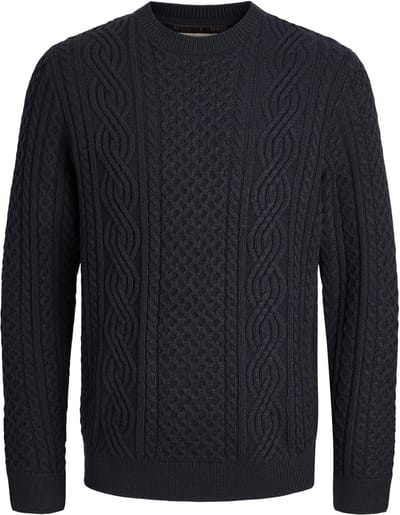 JACK&JONES - JPRBLUSEAN KNIT CABLE CREW NECK SN - Heren - Gebreide truien