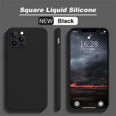 Coque de luxe originale en silicone liquide antichoc pour iPhone 14, 13, 12, 11 Pro Max For iPhone 13 gray