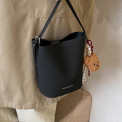 Populaire Bucket Bag voor Dames Herfst en Winter Nieuwe Mode Crossbody Tas voor Dames High-end Niche Schoudertas voor Dames brown
