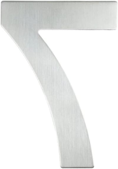 Huisnummer Metaal - Straatnummer Deur - Adres Identificatie - Roestvrij Staal 304 - 30cm - Zilver
