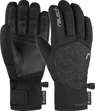 REUSCH - Mia - GTX - Dames - Handschoen - Black/Black Melange - Maat 6.5