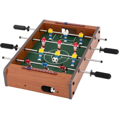 Lupilu Mini Tafelvoetbal - Houten Tafelspel - Voor 2 spelers - Vanaf 5 jaar - Zorgt overal voor speelplezier: ideaal voor kleine ruimtes en voor onderweg