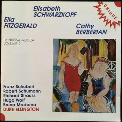 CD ELISABETH SCHWARZKOPF, ELLA FITZGER - La Nuova Musica 2 STR10009 Stradivarius 1988 Italië Soul/Funk Gebruikt gray