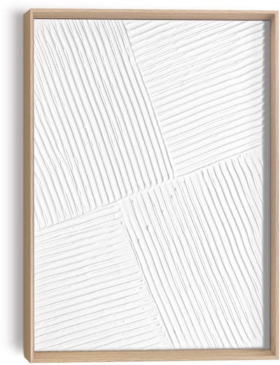Schilderij 3D Art Diagonaal - 40 x 30 - Hout - REINDERS