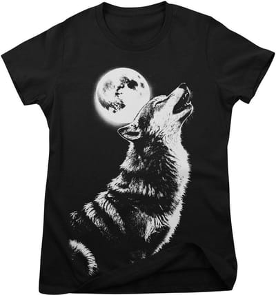 Hybris Dames Wolf Howl Girly T-shirt SH-5-16093-H95-2