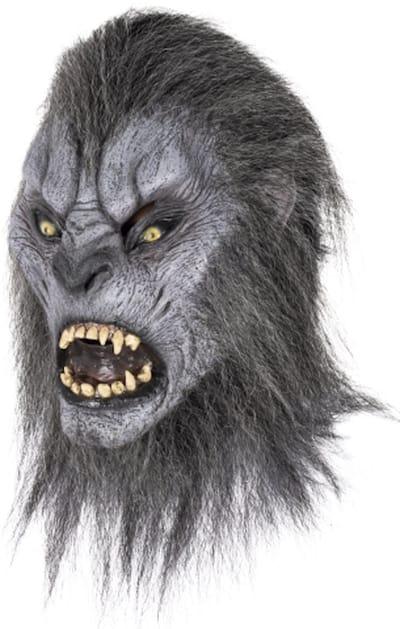 Partychimp Weerwolf Masker Halloween Masker Wolf Volledig Hoofdmasker voor bij Halloween Kostuum Carnaval Halloween Maskers Volwassenen - Latex - One size
