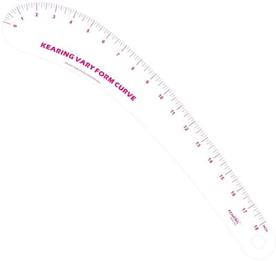 Doorzichtige Curve Liniaal 45 cm voor Patroon Maken en Naaien
