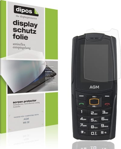 dipos – 4x Matte Beschermfolie geschikt voor AGM M6 SE | Krasbestendige & antireflecterende Screenprotector Ultra-Thin
