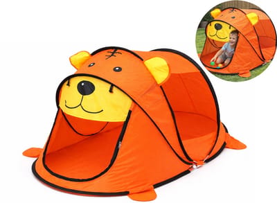 Goodz4All Popup Dieren Speelgoed Speeltent Pop Up Tent Speelhuis Kindertent Tijger Oranje 182x96x86 cm Pop-up Tenten