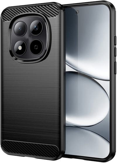 Coverup Hoesje - Geschikt voor Xiaomi Redmi Note 15 Pro 5G Hoesje - Coverup Armor Brushed TPU Back Cover - Zwart