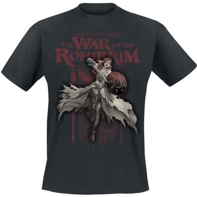 The Lord Of The Rings T-shirt - The War of the Rohirrim - Hera - S tot XXL - voor Mannen - zwart