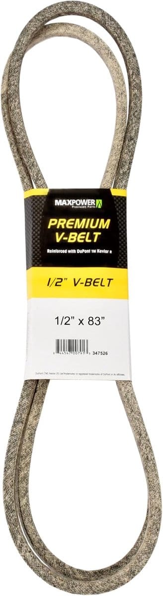 Aangedreven Riem - V-snaar - Gazononderhoud - Kevlar Versterkt - 1/2 x 83 inch - Beige