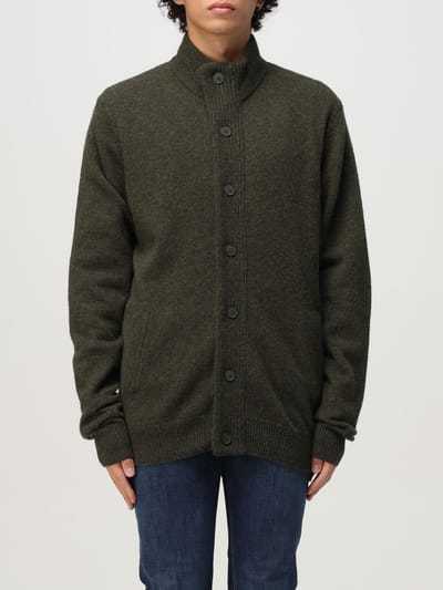Barbour Zip Vest Lamswol Donkergroen - Maat L - Heren