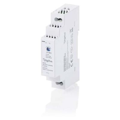 Digitus DN-PWR-SST-1512 DIN-rail netvoeding 12 V/DC 1.25 A 15 W Inhoud 1 stuk(s)