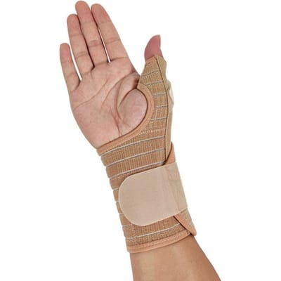 Sportaccessoires Handbrace Bandage Spalk Duimbrace Polsbeschermer Artritis Verstuiking Handband Pols Duim Ondersteuning Brace brown