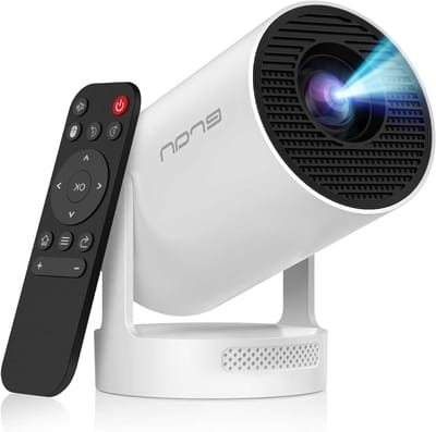 Pico Projector - Draagbare Beamer - Film Kijken - Automatische Keystone - 4K Resolutie - Wit