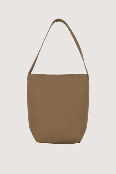 Zusss Bucket Bag 100% PU Leer Darker Sand