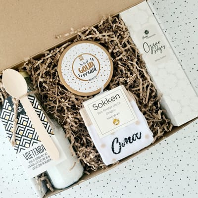 Wrapped Up Cadeauboxen 'Verwenpakket' - Cadeau voor oma - Moederdag cadeau voor oma - Beterschap cadeau voor oma - Verjaardag cadeau voor oma