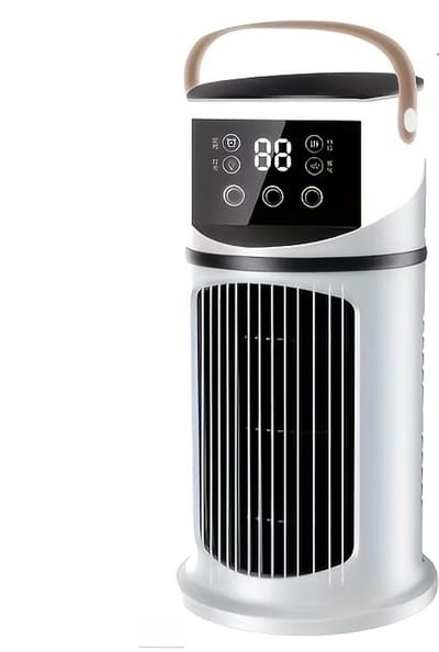 K&R ArcticCool Pro - 3-in-1 Luchtkoeler - USB Air Cooler - Ventilator met Luchtbevochtiger - 7 Kleuren LED - Timer - Inclusief 3 Koelpacks