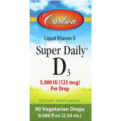 Super Daily®, D3, 125Mcg (5.000 IE), 2.54ml (0,086 vloeistofounce)