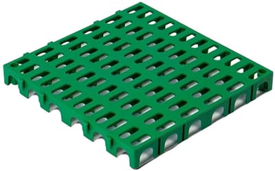 Vloertegels - Drainageroosters Matten - Buiten Ruimte - Modulair In Elkaar - 50x50x5cm - Groen
