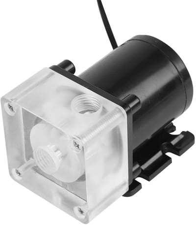 Dailygoods - Geruisloze Waterpomp - Waterkoelsysteem - Compact formaat - Waterbultpomp - 500L/H - Geschikt voor PC - 12V DC