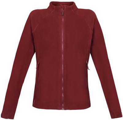 Rock Experience Sandy Ledge Mock Neck Fleece Met Volledige Rits Rood M Vrouw