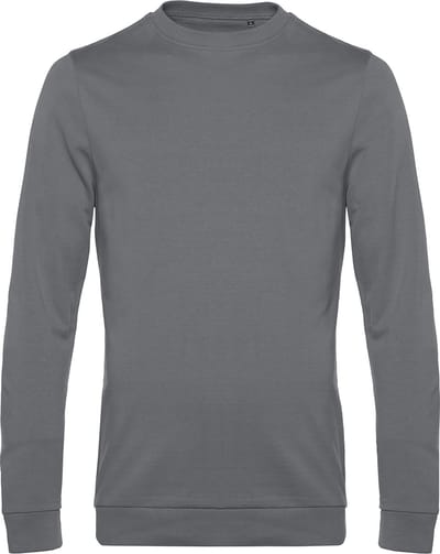 Sweater 'French Terry' B&C Collectie maat 3XL Elephant Grey