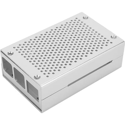 Koelschaal Aluminiumlegering Warmteafvoer Behuizing met Ventilator voor Raspberry Pi 4 Model B