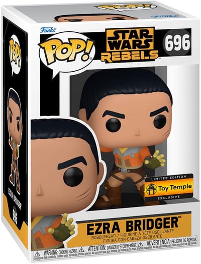 Funko Pop! Star Wars Rebels - Ezra Bridger #696 Toy Temple Exclusive