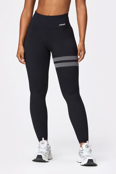 Stronger - Signature Tights - Sportlegging - Dames - Zwart - Maat XS