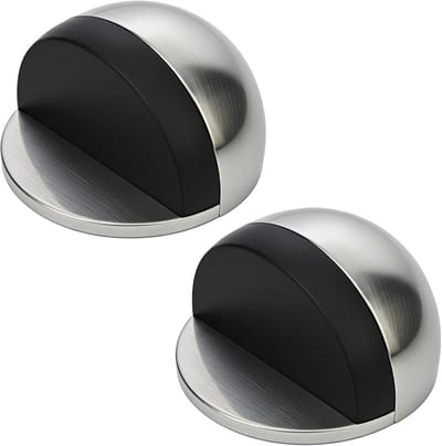 2 stuks Zelfklevende Deurstoppers voor Muren met Geluidsdemping Installatie met 3M Tape of Schroeven