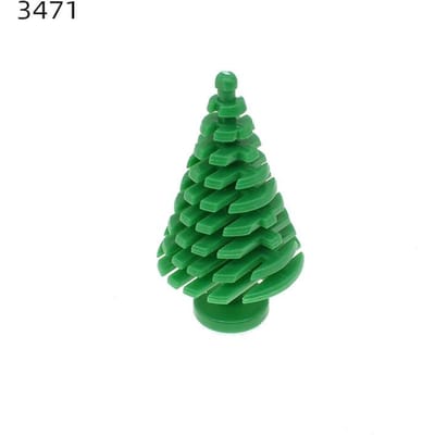 Bouwsteen Component Tuin-planten Landschap Dennenboom De Kerst 2435 3471 Bouwscène Werkt Met featuring Lego Speelgoed