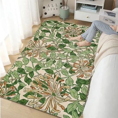 William Morris Aardbei Badkamerkleed Retro Stijl Tapijt Voor Woonkamer Keuken Slaapkamer Hotel Decor Antislip Vloermat Deurmat 50x80cm