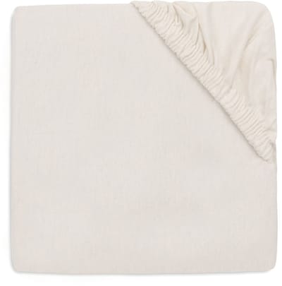 Jollein Hoeslaken Ledikant - 60x120cm - Jersey - Oatmeal