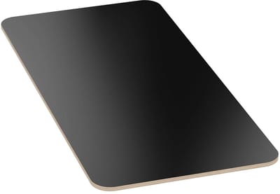 Werkblad Plaat - Bureau Top - Meubel Maken - Krasbestendige Coating - 80x60cm - Zwart